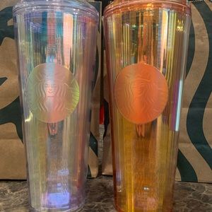 Starbucks iridescent dome set
